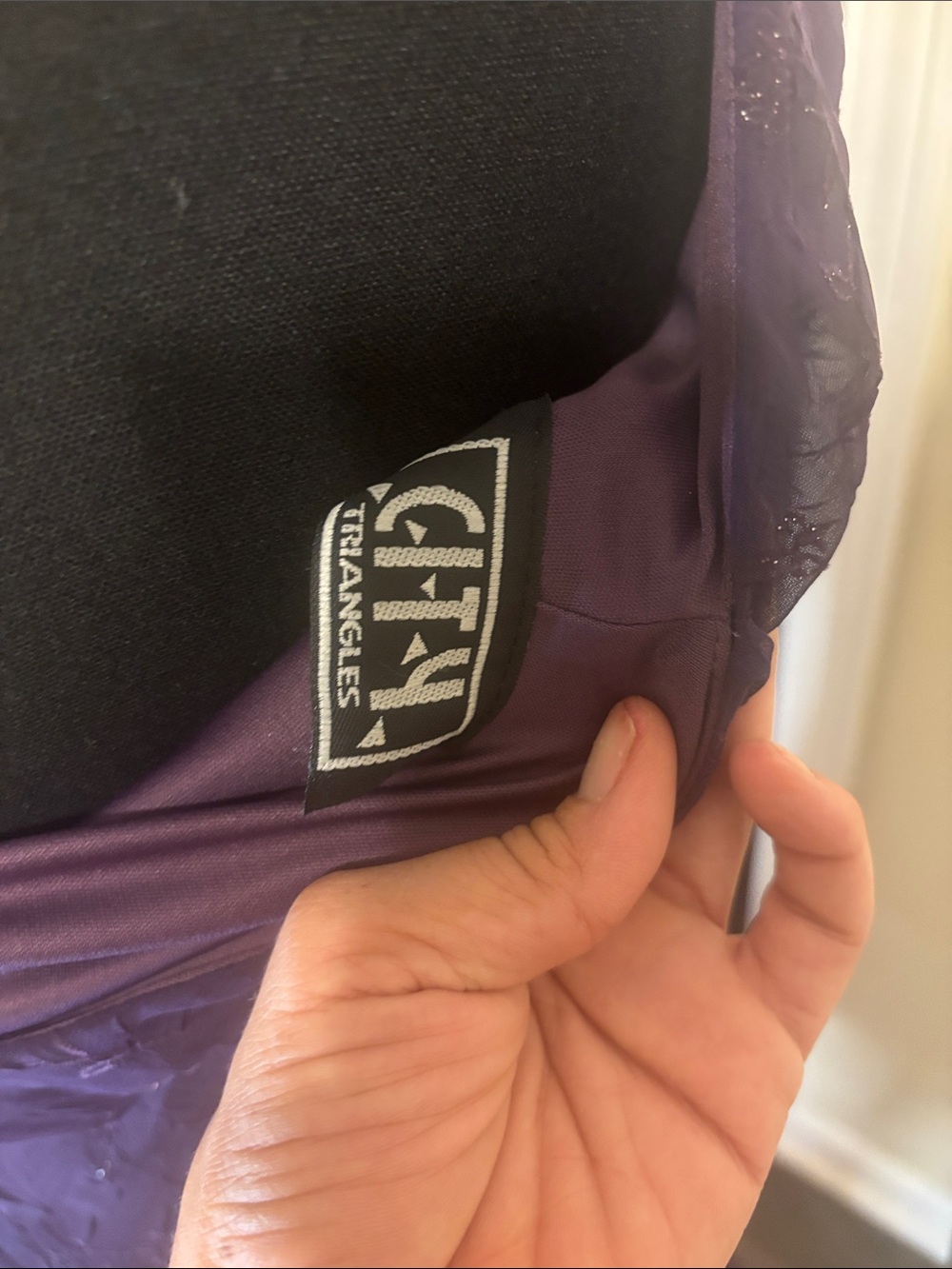 City Triangles Purple Sleeveless V-Neck Midi Dress with Embroidered Detail - Picture 3 of 3